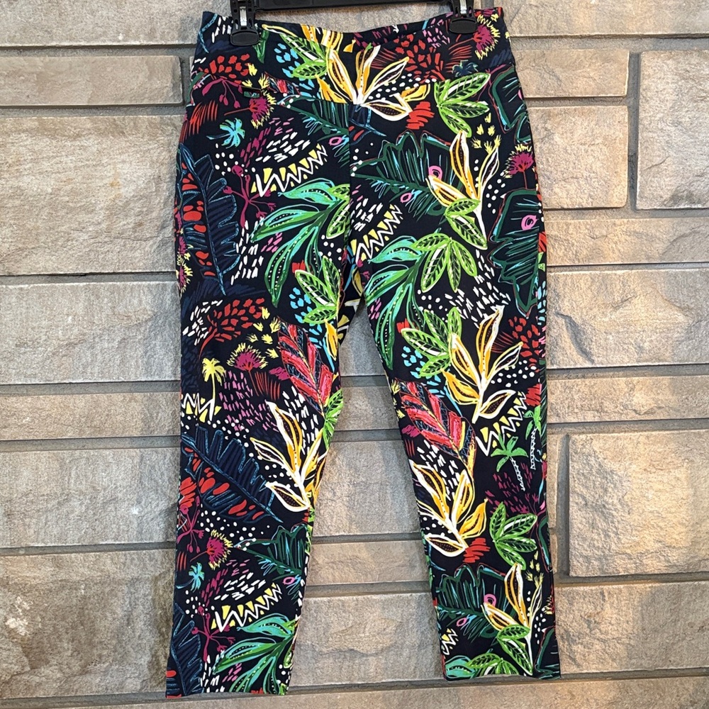 Peck & Peck Tropical Print Pants